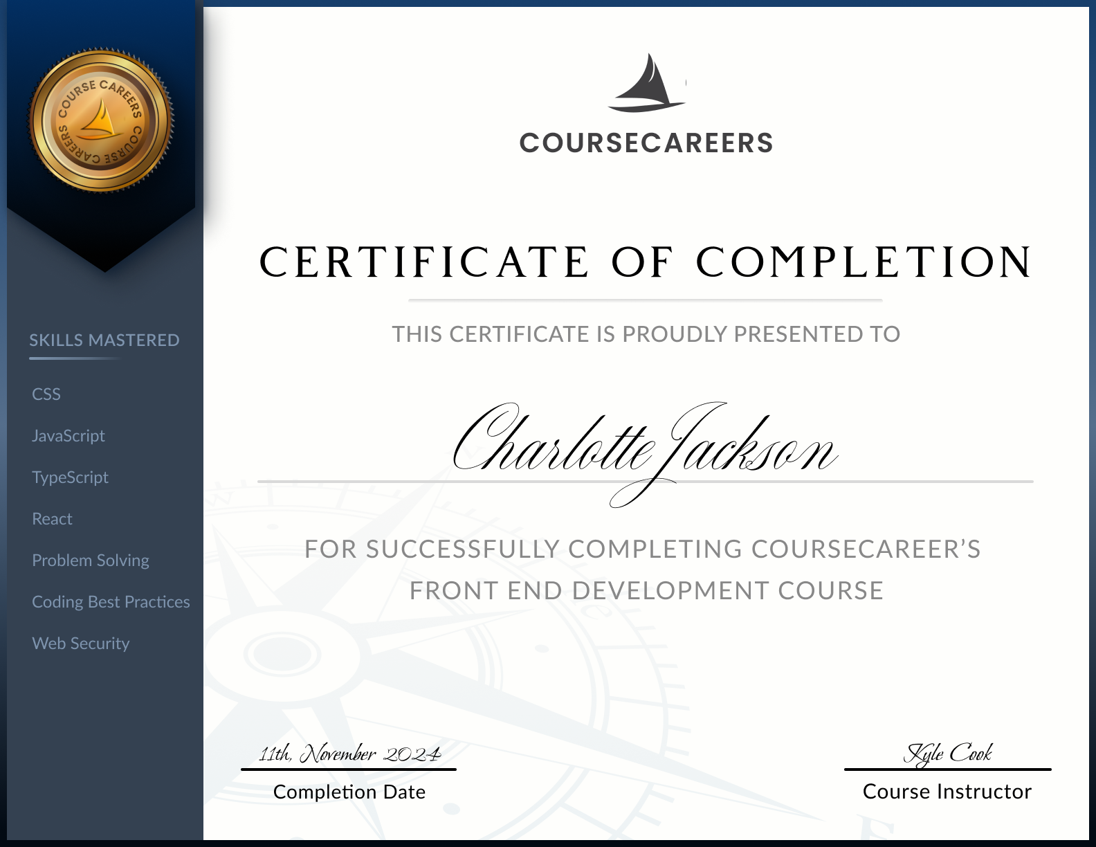 front end developer google certificate